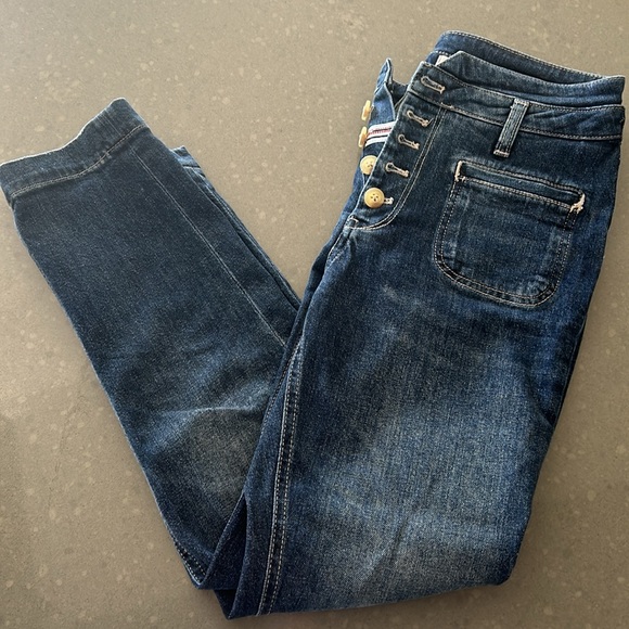 Anthropologie Pilcro and the letterpress High Rise Slim Jean Size 26 - Picture 6 of 10